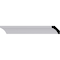 Ekena Millwork 1 1/8"H x 1 1/8"P x 1 1/2"F x 94 1/2"L Traditional Crown Moulding MLD01X01X01TR - alternate 1